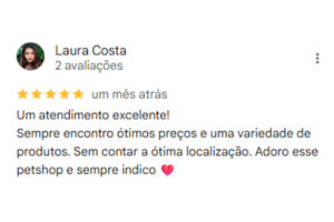 Avaliação de cliente 1