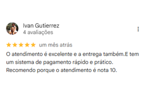 Avaliação de cliente 2